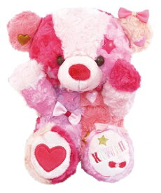 KAWAII BEAR MoMo　ハンドパペット　約20cmカワイイベア　テイクオフ　ぬいぐるみ　TAKE　OFF　誕生日や記念日のギフトとして可愛いヌイグルミです BC-D V-1