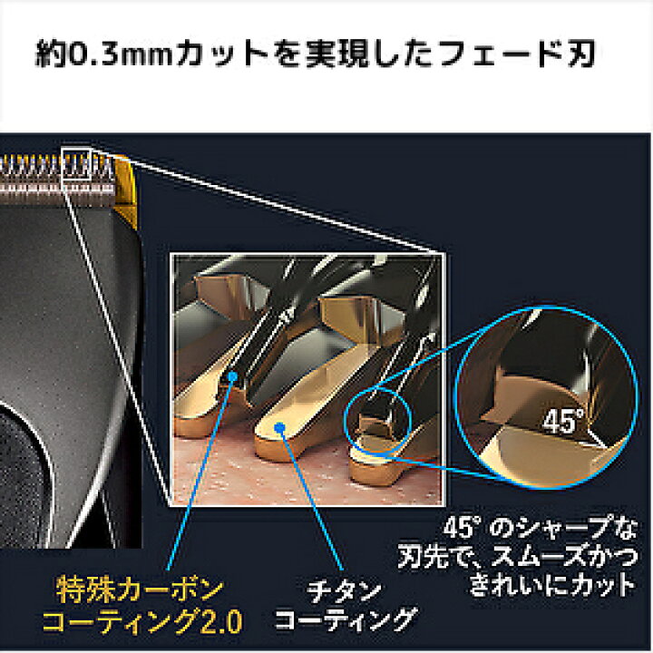 楽天市場】【新商品/送料無料】Panasonic プロ リニアバリカン  