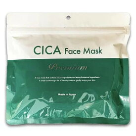 CICA フェイスマスク プレミアム 30枚入り国産 ツボクサエキス 鎮静 コラーゲン ヒアルロン酸 シカ 美容液 保湿 毛穴ケア BC-N Z-1