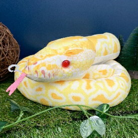 テイクオフ ニシキヘビ（アルビノ）どうぶつ ぬいぐるみ 動物 TAKE OFF誕生日や記念日のギフトとして可愛いヌイグルミです BC-D V-1