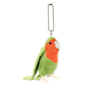 テイクオフ コザクラインコ キーホルダー ぬいぐるみTAKE OFF 誕生日や記念日のギフトとして可愛いヌイグルミです BC-D V-1