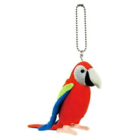 テイクオフ コンゴウインコ キーホルダー ぬいぐるみTAKE OFF 誕生日や記念日のギフトとして可愛いヌイグルミです BC-D V-1