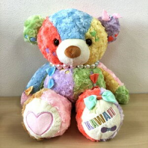 KAWAII BEAR�@PASTEL- L�T�C�Y�@��46cm�J���C�C�x�A�@�e�C�N�I�t�@�ʂ�����݁@TAKE�@OFF�@�a������L�O���̃M�t�g�Ƃ��ĉ����k�C�O���~�ł� BC-D V-1