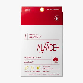 ALFACE+(オルフェス) ディープブラックマスク【ハリツヤ・エイジングケア＋濃密保湿】25ml×4枚入BOX