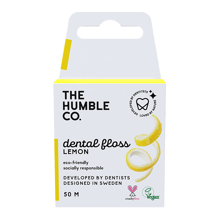 THE HUMBLE CO.(ザハンブルコー)  デンタルフロス（レモン）50m（約125回分）