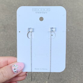 ドロップ ピアス韓国 アクセサリー ジュエリー ピアス ドロップ ピアス 垂れる 長い ロング 上品 エレガント lattencos ラテアンドコス 新大久保から発送