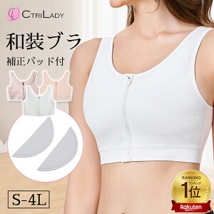＼楽天1位／CtriLady ナベシャツ 和装ブラ 夏用 補正 和装ブラジャー 大きいサイズ 胸つぶし さらし ブラ フ