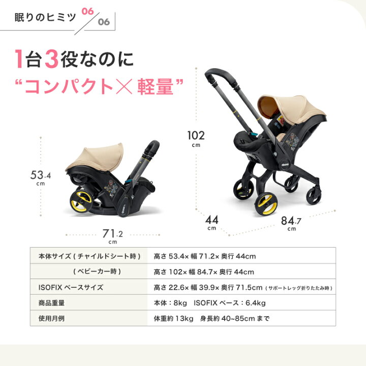 楽天市場】【公式販売店】ドゥーナi doonai 新生児対応 ISOFIXベース 