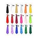 着脱しやすい 無地 ゴム ネク タイワンタッチ 取り付け 簡単黒 白 金 銀 赤 桃 紫 青 黄 色 緑サテン 長さ26cm幅7cm お誕生日 お祝い会 イベントダンス ピアノ の 発表 演奏 会 用子供 の 入学 入園 卒業 卒園 結婚 式パーティー フォーマル