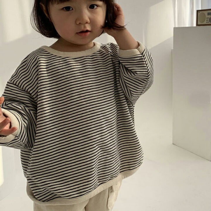 楽天市場 ボーダー トレーナー 韓国子供服 韓国 ベビー服 秋 裾ラウンド 長袖 スウェット ゆったり Tシャツ ベビー キッズ 子供 ナチュラル トップス 子供服 Beberin べべリン 楽天市場 ボーダー トレーナー 韓国子供服 韓国 ベビー服 秋 裾ラウンド 長袖 スウェット ゆったり Tシャツ ベビー キッズ 子供 ナチュラル トップス 子供服 Beberin べべリン
