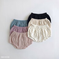 コットン100% ブルマ 韓国 ベビー服 ナチュラル 韓国子供服 男の子 女の子 新生児 赤ちゃん パンツ 楊柳…