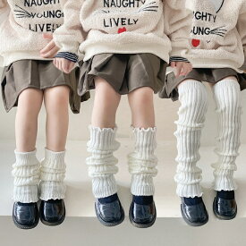 レッグウォーマー 女の子 子供 靴下 韓国子供服 くしゅくしゅ ダンス 衣装 ヒップホップ ルーズソックス ガールズ ジュニア レディース