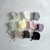 リブ ボンネット 新生児 帽子 韓国 ベビー服 ナチュラル 韓国 ベビー服 女の子 男の子 赤ちゃん 帽子 韓…