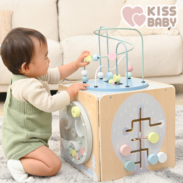 楽天市場】【KISS BABY】プレイトイボックス(木製玩具 トイボックス 箱