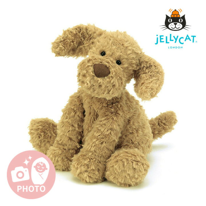 Jellycat ジェリーキャット メモリアル ハーフバースデー ブラック 誕生祝い クリームパピー バシュフル M 出産祝い 誕生日 お祝い クリスマス
