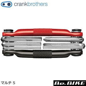Crank Brothers(クランクブラザーズ) マルチ 5 ブラック/レッド 自転車 携帯工具