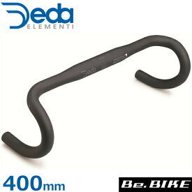 DEDA(デダ) ZERO 1 ドロップバー (31.7)ブラック BOB 400mm(外-外) 自転車 ドロップハンドル