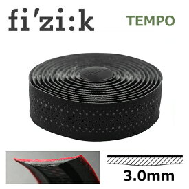 fi’zi:k フィジーク ブラック 3mm厚 ソフト Tempo マイクロテックス ボンドカッシュ 自転車 バーテープ ロードバイク