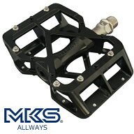 三ヶ島ペダル オールウェイズ ALLWAYS ペダル ブラック 自転車 フラットペダル MKS ツーリング オフロー…