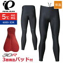 パールイズミ 6000-3DR ウィンドブレーク タイツ 2025年モデル 秋冬 自転車 ウエア レーサーパンツ 5度対応 パッド付 保温