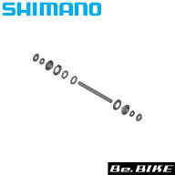 ハブ軸組立品（軸長108mm / 玉間100mm） (Y4SK98010)シマノ シマノ 補修パーツ bebike
