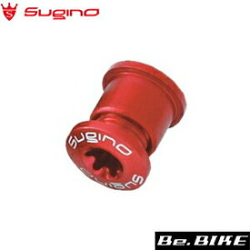 スギノ(sugino) トルクスタイプアルミ5ボルトセットW用 レッド 自転車 オプションパーツ