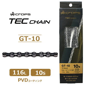 TEC�`�F�[�� GT-10 10S 116L �K�����^�� 1/2x11/128 CL559R ���]�� �`�F�[�� �N���b�v�X�Z���N�V���� TEC CHAIN