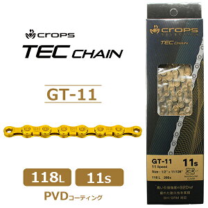 TEC�`�F�[�� GT-11 11S 118L Ti-N�S�[���h 1/2x11/128 CL555R ���]�� �`�F�[�� �N���b�v�X�Z���N�V���� TEC CHAIN