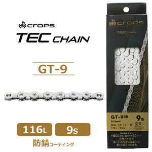 TEC�`�F�[�� GT-9 9S 116L �V���o�[/RB 1/2x11/128 CL566R ���]�� �`�F�[�� �N���b�v�X�Z���N�V���� TEC CHAIN