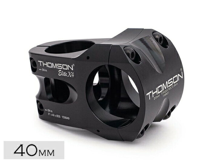 楽天市場】自転車 ステム トムソン THOMSON ELITE 35mm X4 STEM アルミ 