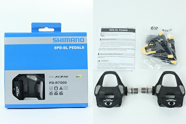 楽天市場】シマノ ペダル PD-R7000 SPD-SLペダル クリート付き：SM 