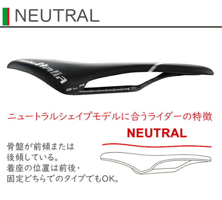 楽天市場】セライタリア SLR キットカルボニオ 自転車 サドル selle 