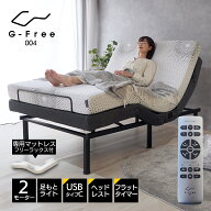 【SS期間限定10%オフ】電動ベッド ベッドマットレス付き シングル・セミダブル・ダブル フリーラックス G…