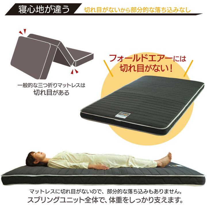 楽天市場】フランスベッド マットレス 折りたたみ 当社限定カラー 