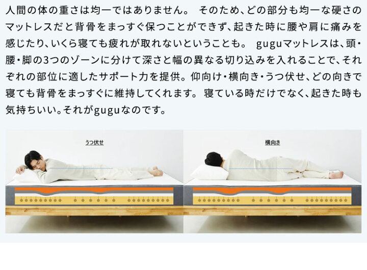 楽天市場】【45日間返品保証付き】 グーグースリープ gugu sleep 