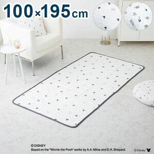 ディズニー アクセントラグ 100×195cm イブル 韓国インテリア ミッキーマウス プーさん ラグ マット カーペット 可愛い かわいい キャラクター Disney(代引不可)【送料無料】