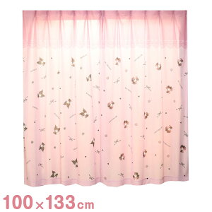 MORIPiLO �T�����I ���[�X�J�[�e�� ��100x133cm�� 2���g �}�C�����f�B �N���~ �^�钆�̃����N�� (�G�H�� �Ȃ���ꖇ�G�A�[�g�J�[�e��) �􂦂� ���� �O�b�Y sanrio(����s��)�y���������z
