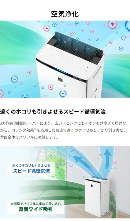 楽天市場】シャープ 加湿空気清浄機 KI-PX100-W プラズマクラスター 
