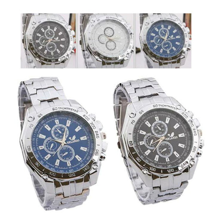 楽天市場 6色選べる メンズ腕時計 Fashion Sports 腕時計 ウォッチベルト メンズ ラウンド オシャレ シンプルカジュアル ビジュアル 軽量 軽い 安い 新品 Oriando ケイロス