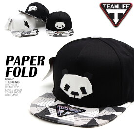 キャップ レディース メンズ 帽子 PAPER FOLD パンダ ペンギン スナップバックキャップ SNAPBACK ストリート ヒップホップ ダンスウエア ストリート系 enter