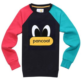 PANCOAT パンコート キャラクター トレーナー 長袖 クルーネック Tシャツ 長袖 トレーナー スウェット メンズ レディース T-シャツ カジュアル 男性用 女性用! 送料無料