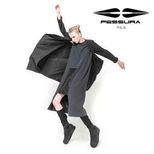 FESSURA DOUBLE HI-BAND Black レディース 長くつ ロング シューズ フェスーラ スニーカー 靴 イタリア ブランド おしゃれ 送料無料