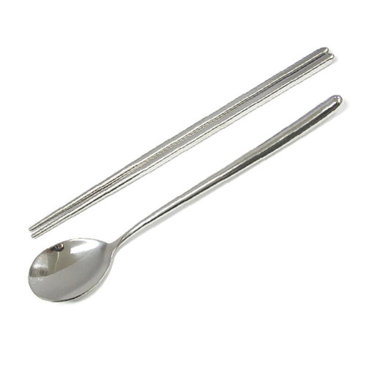 楽天市場 真空スプーンと箸セット ステンレス食器 韓国雑貨 スプーン 箸 セット ステンレス 韓国食器 軽い 衛生的 便利 熱伝導率が低い ケイロス