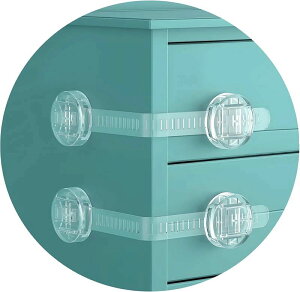 チャイルドロック ドア ベビーロック 長さ調整が可能 ドアロック 取り付けは簡単で 開け 防止 引き出し ロック 赤ちゃん 穴あけ不要 扉 透明 安全ロック 子供 キャビネットロック 地震対策