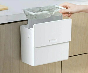 ごみ箱 扉に掛ける ゴミ箱 壁掛け シンク 扉 蓋付き スライドフタ ぶら下げ キッチン 洗面台 卓上ゴミ箱 ぶら下げゴミ箱 生ゴミ入れ スライダー式 シンプル ふたつき 携帯ゴミ箱