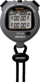 SEIKO　ストップウオッチソーラー　インダストリアル　グレー　【1個】【SVAJ999】（計測機器／ストップウォッチ・タイマー）