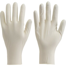 TRUSCO（トラスコ） 使い捨て天然ゴム極薄手袋　Lサイズ　（100枚入）　【1箱】【DPM5498 L】（作業手袋／使い捨て手袋）