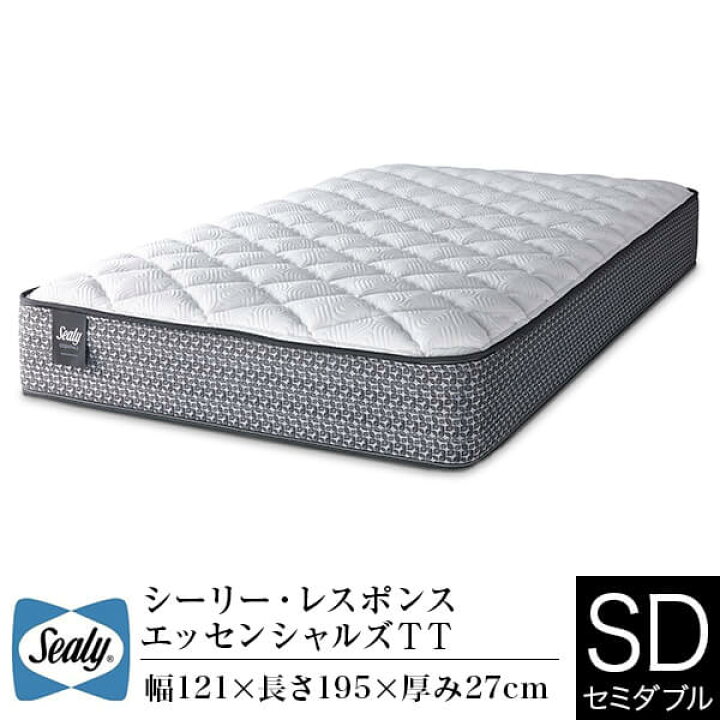 楽天市場】【正規販売店】シーリー マットレス セミダブル レスポンス 
