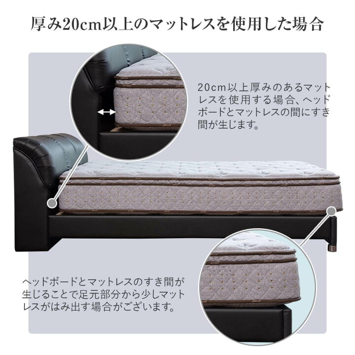 楽天市場】【4/15は最大20％OFFクーポン】ベッド ダブルロング レザー 