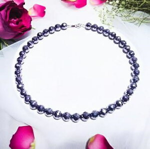 �����i���e���w���c 10mm �~���[�J�b�g �l�b�N���X �y�I�ׂ钷���E�I�ׂ����z �����������ɗ��t����ꂽ�m���ȕi���e���w���c�l�b�N���X ���S�����͂��������܂�